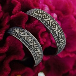 Slavic symbol ring, Orepey ring, Fern Flower jewelry, protective amulet ring, titanium wedding band, ancient symbol jewelry, pagan rings, meaningful gifts